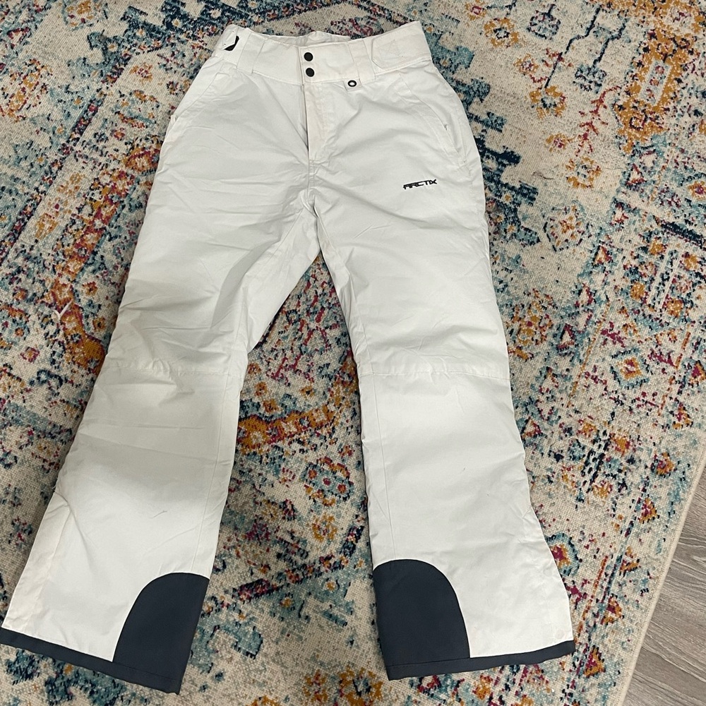 White Women Snow Pants - Picture 3 of 4